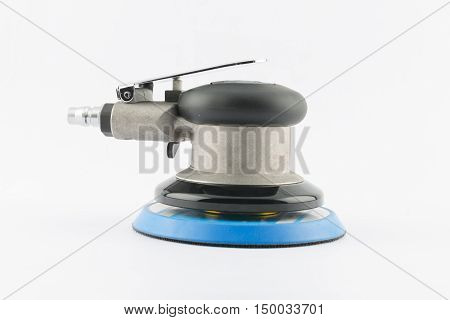 Air sander machine on a white background