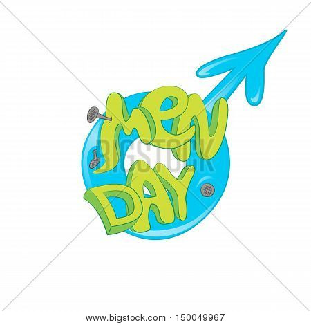 men sign on a white background vector illustration
