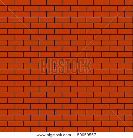 Brown brick wall background. Brick Wall Background. Vector illustration