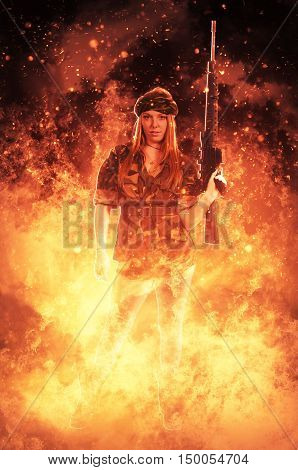 Woman Soldier