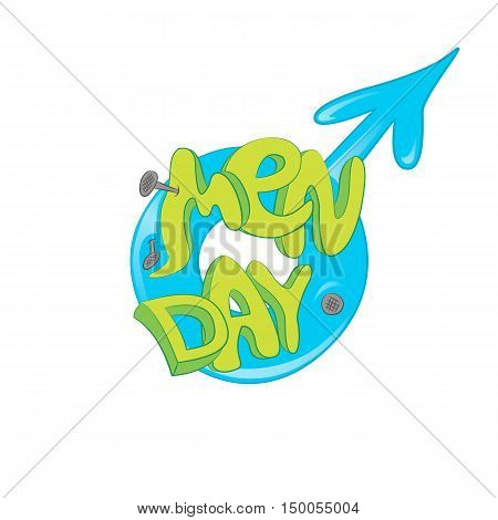 men sign on a white background vector illustration