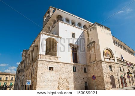 De Mari Palace. Acquaviva delle fonti. Puglia. Italy.