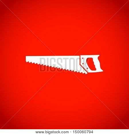hacksaw icon stock vector illustration flat design
