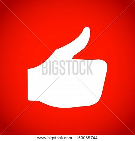 stock vector thumbs up icon vector like icon social network vector icon for app web site etc