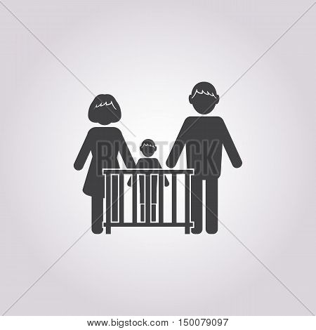 kin icon on white background for web