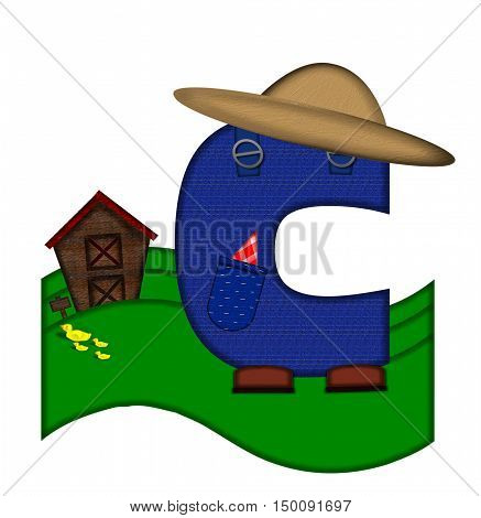 Alphabet Down On The Farm C