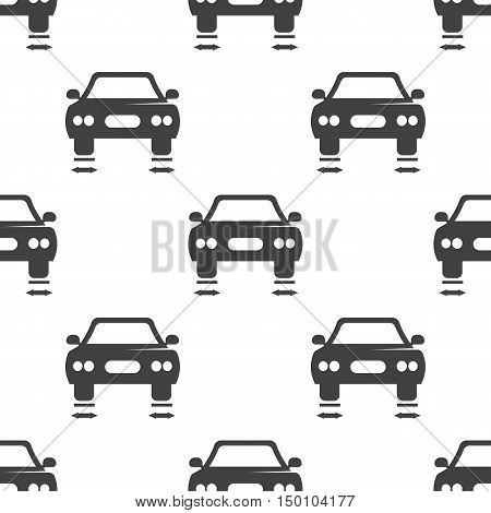 car balancing icon on white background for web