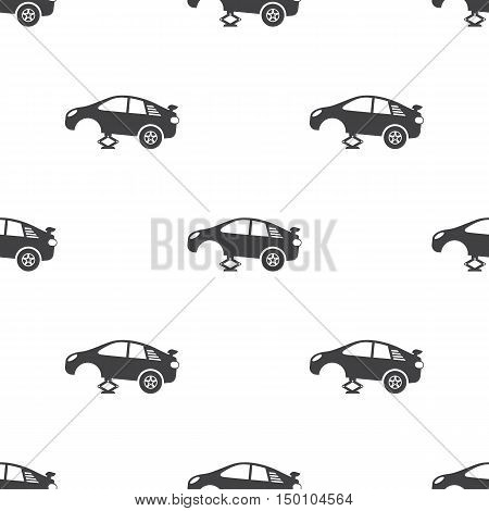 tire car jack icon on white background for web