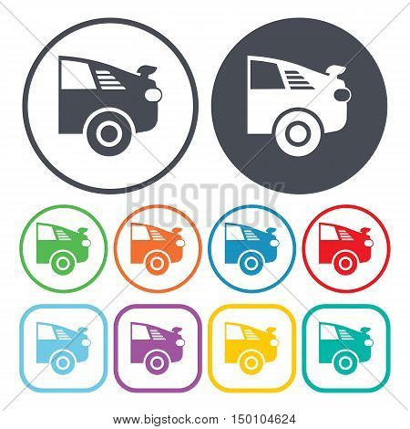 car repair icon on white background for web