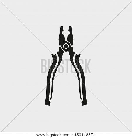 pliers icon stock vector illustration flat design
