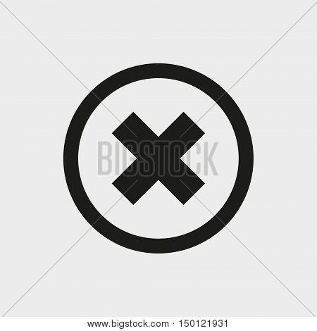 delete icon stock vector illustration flat design
