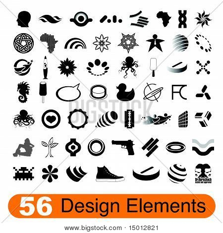 56 Design-Elemente