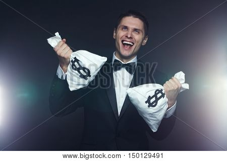 Mad businessman 