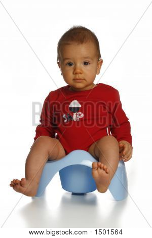 Baby sulla Chamberpot