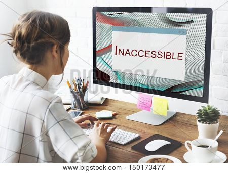 Error Halted System Disconnect Caution Concept 