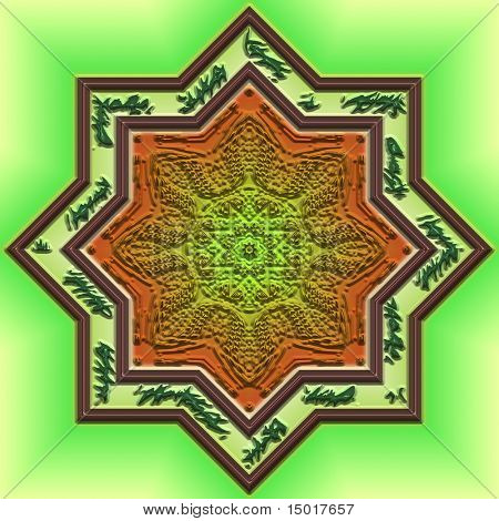 Mandala östlichen abstract Design geometrische Muster Clipart design