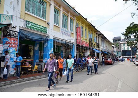 Little India District In Singapore