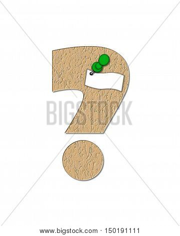 Alphabet Cork Board Question