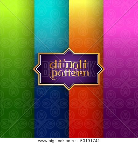 Diwali Pattern - Detailed and easily editable