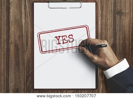 Yes Sure Absolutely Answer Indeed Reply Right Concept