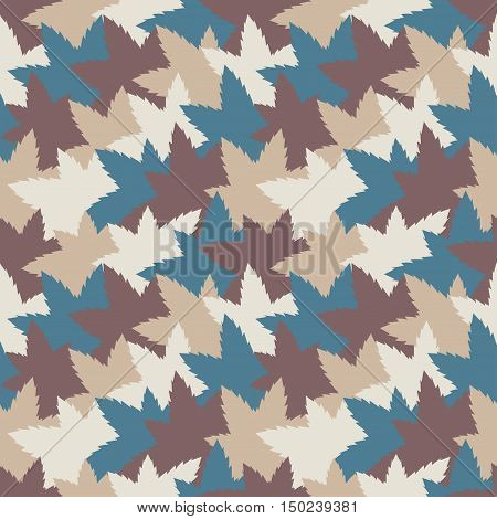 Cute bright seamless pattern background with camouflage colored pieces. Vector illustration