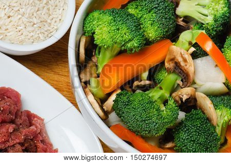 Asian Stir-fry Ingredients