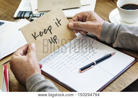 Keep It Simple Smiling Concept