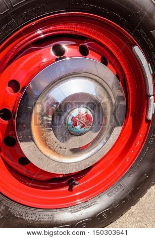 Red, Chevrolet, Bel Air, 1957, Len Yerkes, classic car, car, automobile, antique, classic, Rotary Club, classic Car Show, Laguna Beach, California