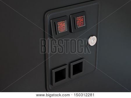 Arcade Machine Coin Slot Panel