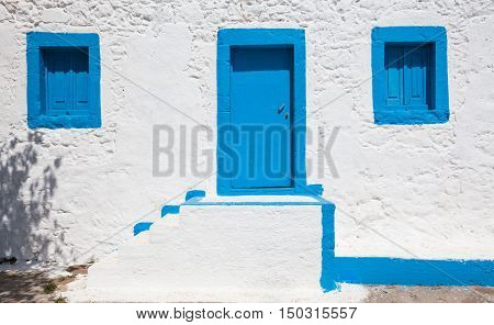 Fragment of house in Kos island Greece
