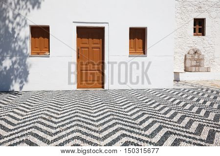 Fragment of house in Kos island Greece