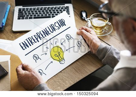 Entrepreneurship Tycoon Small Business Enterprise Concept