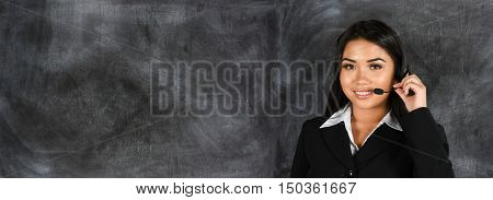 Confident businesswoman who is ready for work