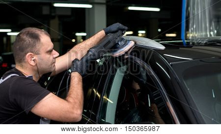 Polished Black Car