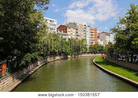 Porsuk River In Eskisehir