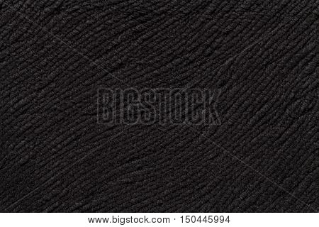 turquoise background from a soft wool textile material closeup. Fabric with natural texture. Cloth backdrop.
