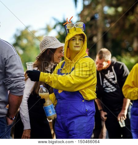 Editorial, 02Nd October 2016: Barr, France: Carnival And Parade Throught The Streets. Fancy-dress Ha