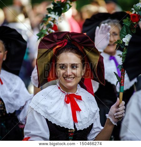 Editorial, 02Nd October 2016: Barr, France: Carnival And Parade Throught The Streets. Fancy-dress Ha