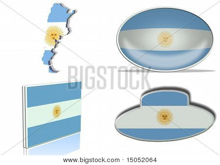 Argentin zászlót