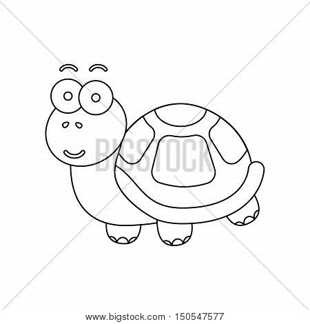 Turtle line icon. Illustration for web and mobile.