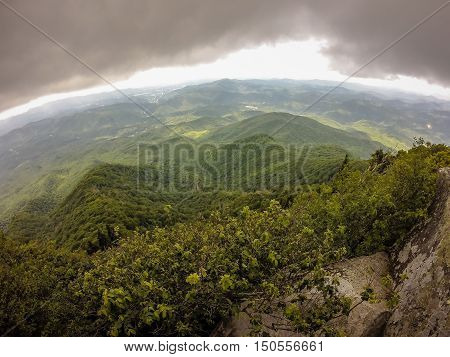 Scenes Along Appalachian Trail In Smoky Mountains North Carolina
