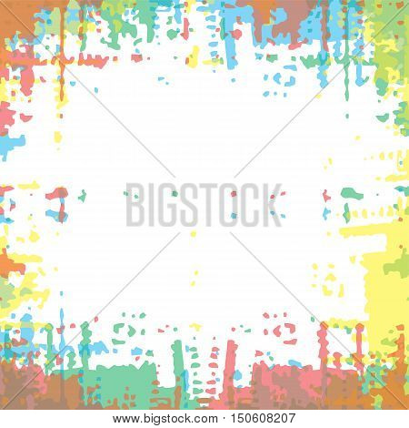 Color Grunge Frame Abstract Texture