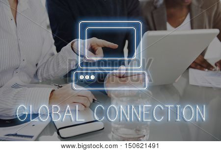 Online Media Technolgoy Website Concept