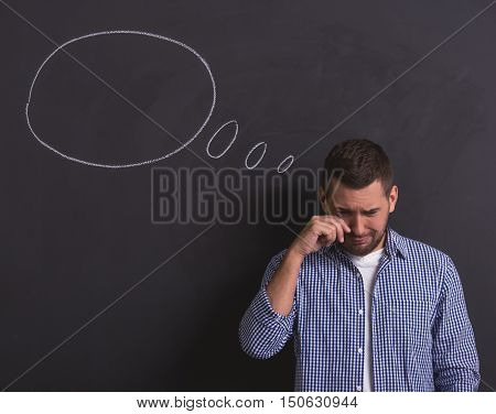 Handsome Emotional Man