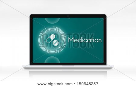 Drugs Medicine Healthcare Treatment Graphic Concept