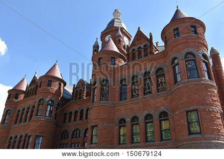 Old Red Museum, formerly Dallas County Courthouse in Dallas, Texas