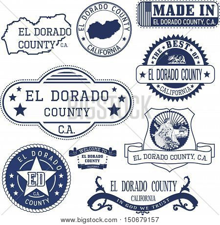 El Dorado County, Ca. Stamps And Signs