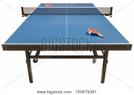table tennis isolated on a white background