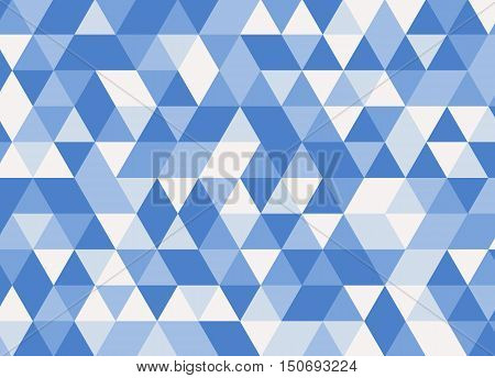 Colorful Geometric Triangle Pattern. Abstract Vector Background.