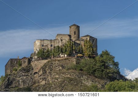 Castle Strekov In Nice Sunny Autumn Day